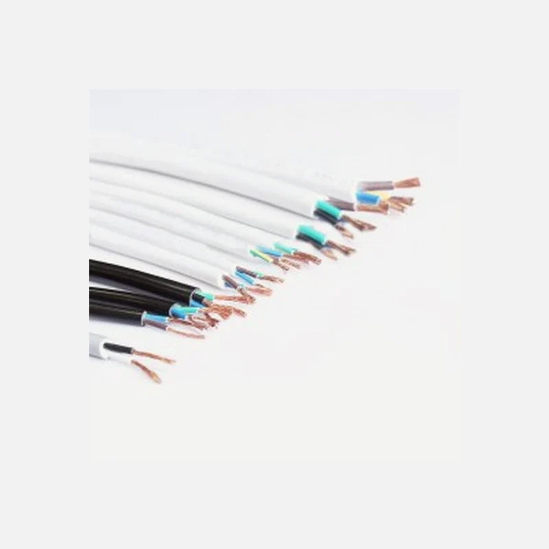 RP Flexible Cable H03VV-F 3G1.5 white PVC three-conductor flex, sold per metre