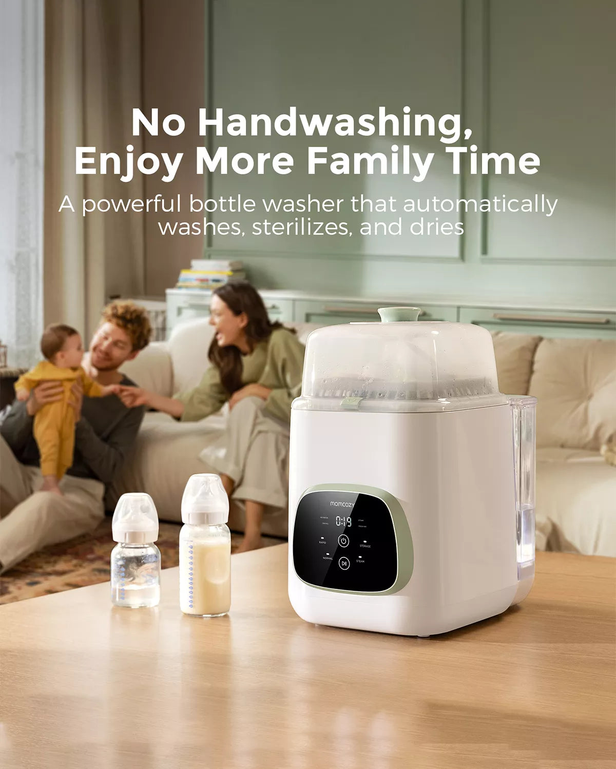 Momcozy KleanPal Pro review: the countertop bottle washer parents keep calling a “lifesaver”