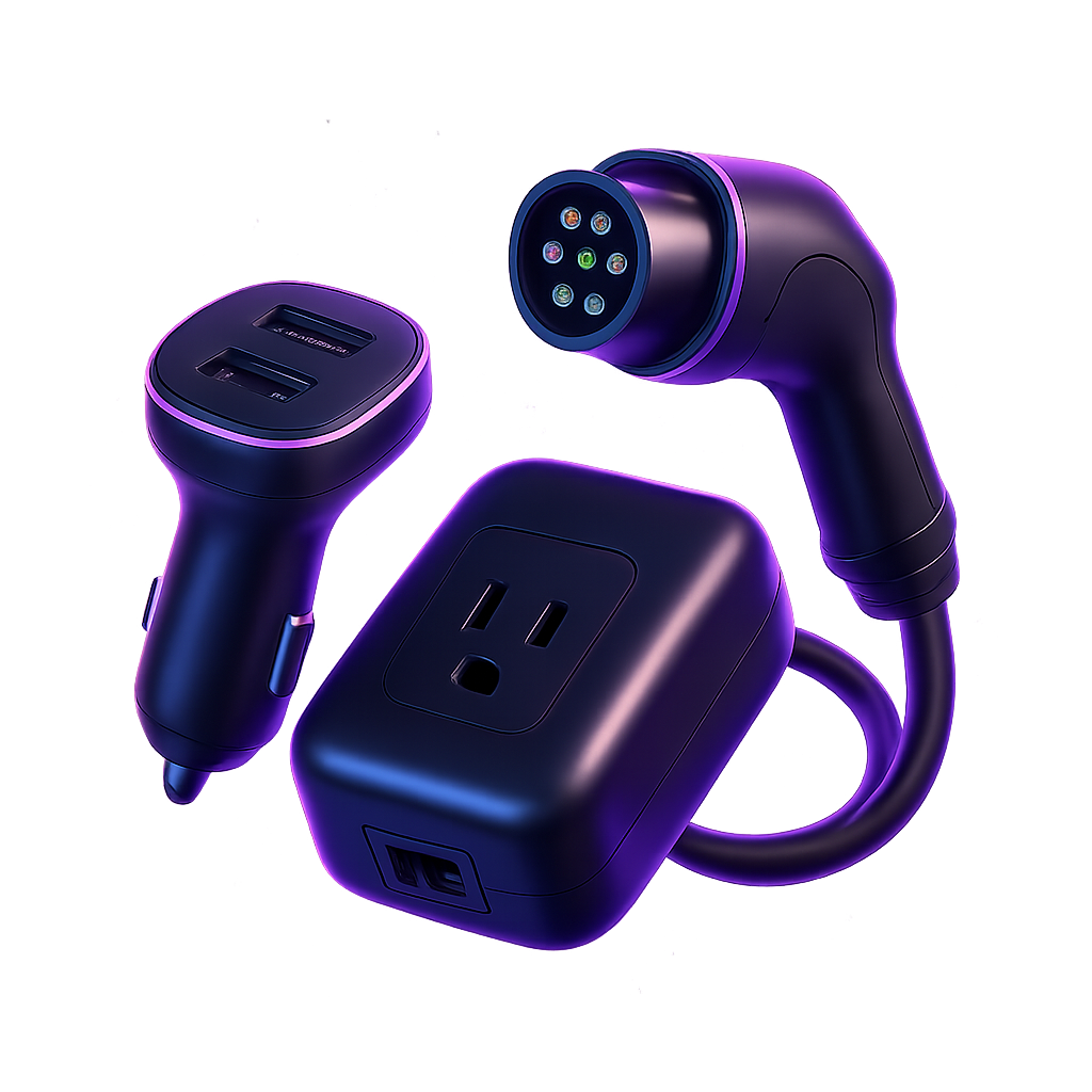 Car Chargers, Inverters & EV