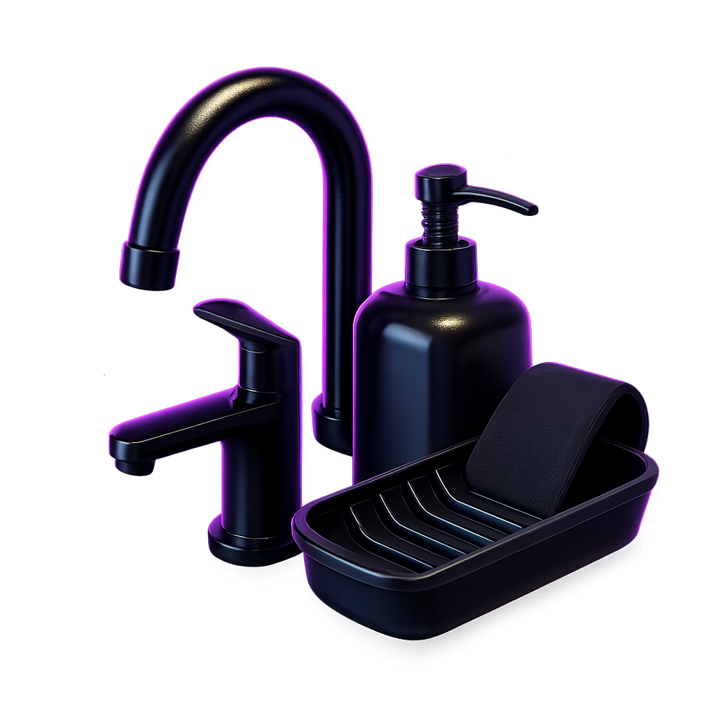 Sink, Cleaning & Drying