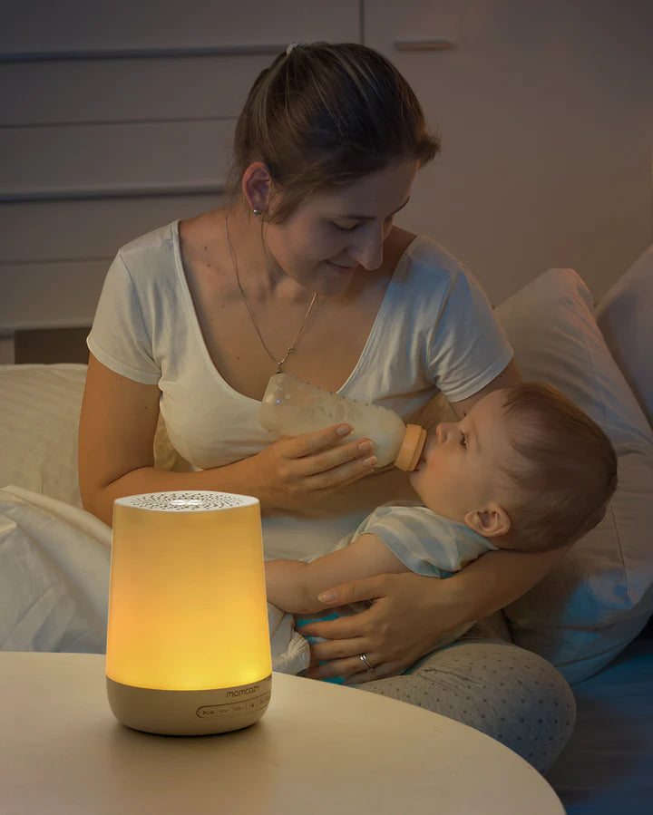 Momcozy Smart Baby Sound Machine – 34 Sounds, RGB Night Light & App Control