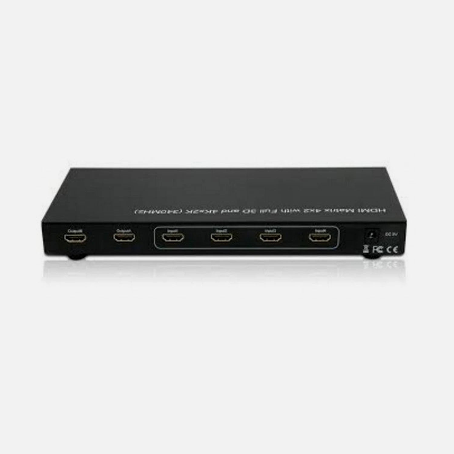 Techly IDATA HDMI-H42B HDMI Matrix 4x2 4K with IR Remote