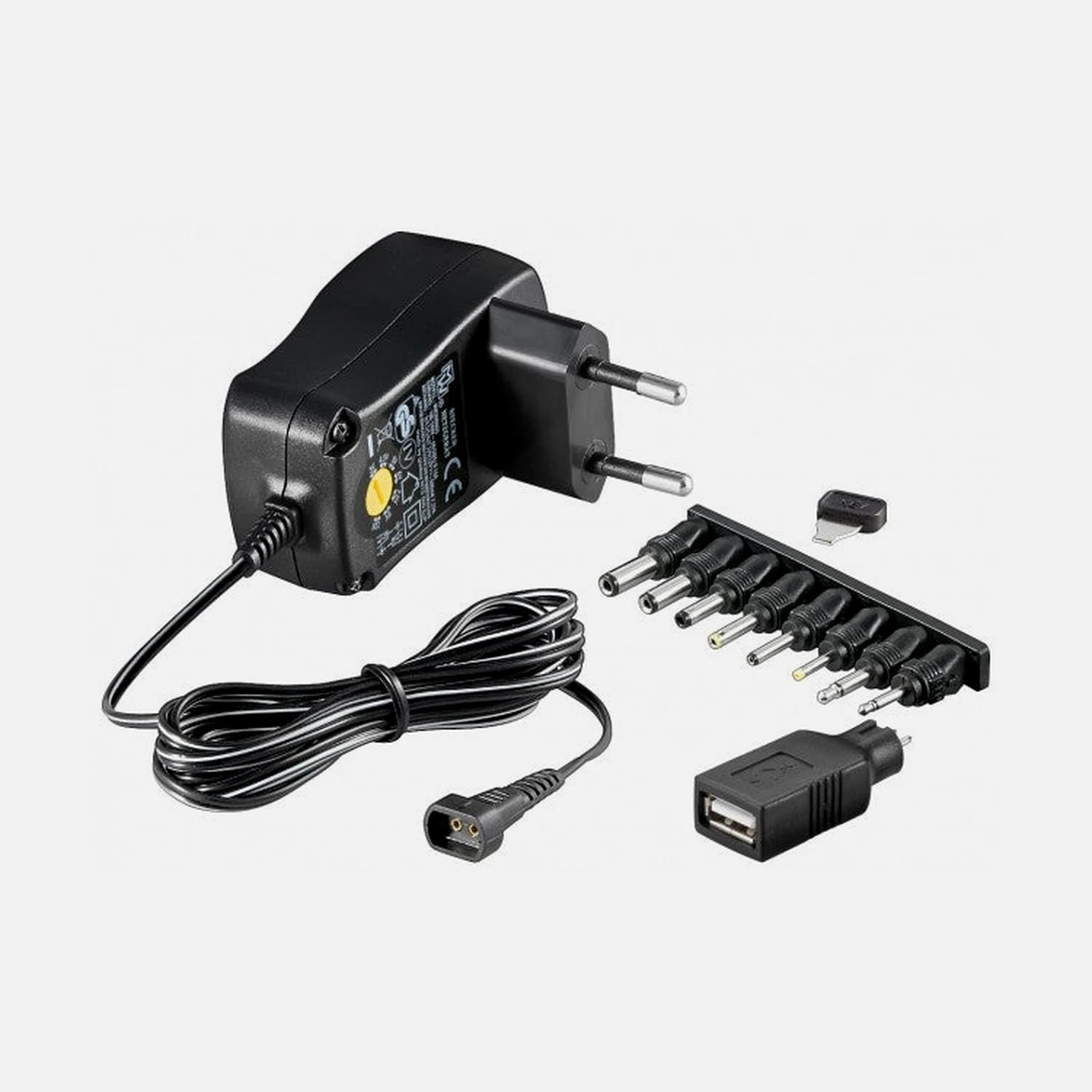 Techly IPW-NTS600G Adjustable Power Supply 600mA
