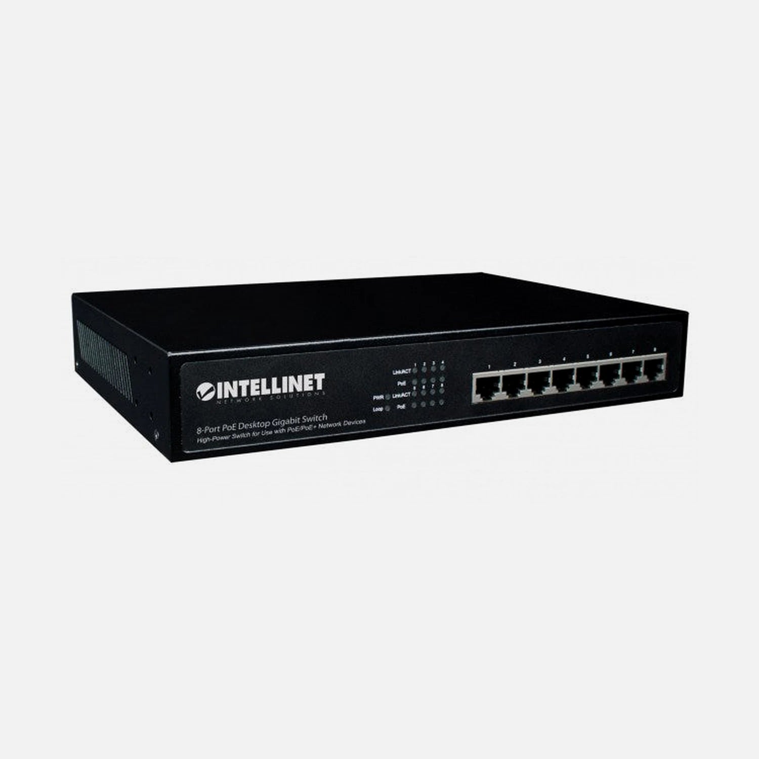 INTELLINET I-SWHUB 8GPE 8-Port Gigabit PoE+ Switch