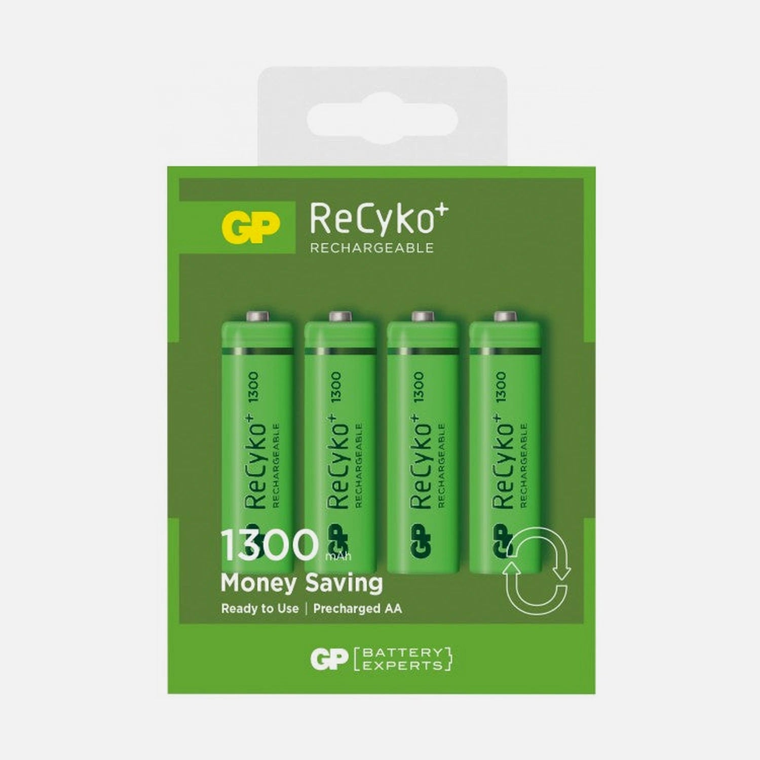 GP Batteries IC-GP201144 AA NiMH ReCyko 1300mAh 4-Pack