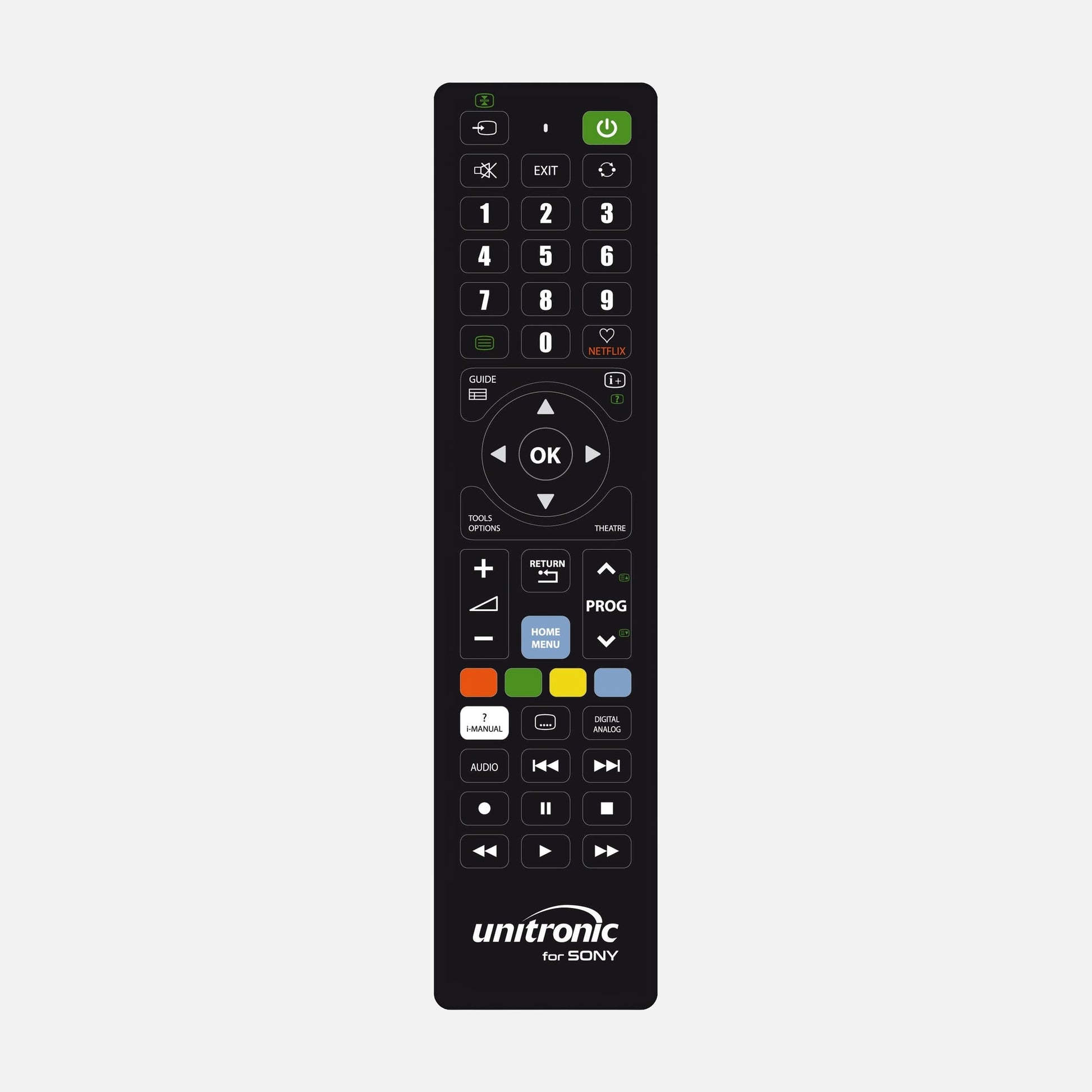 Unitronic 1717 Replacement Remote Control for Sony TV
