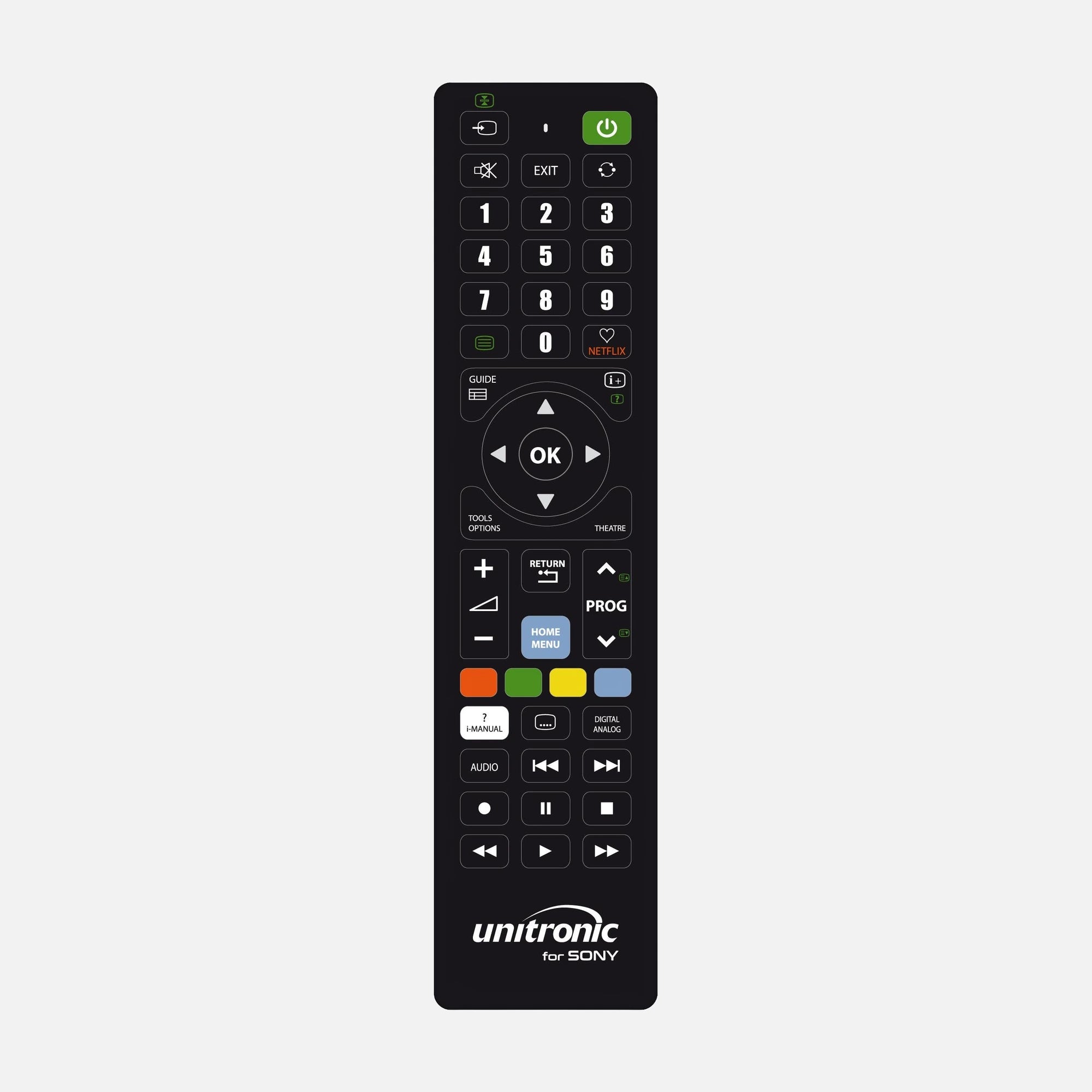 Unitronic 1717 Replacement Remote Control for Sony TV