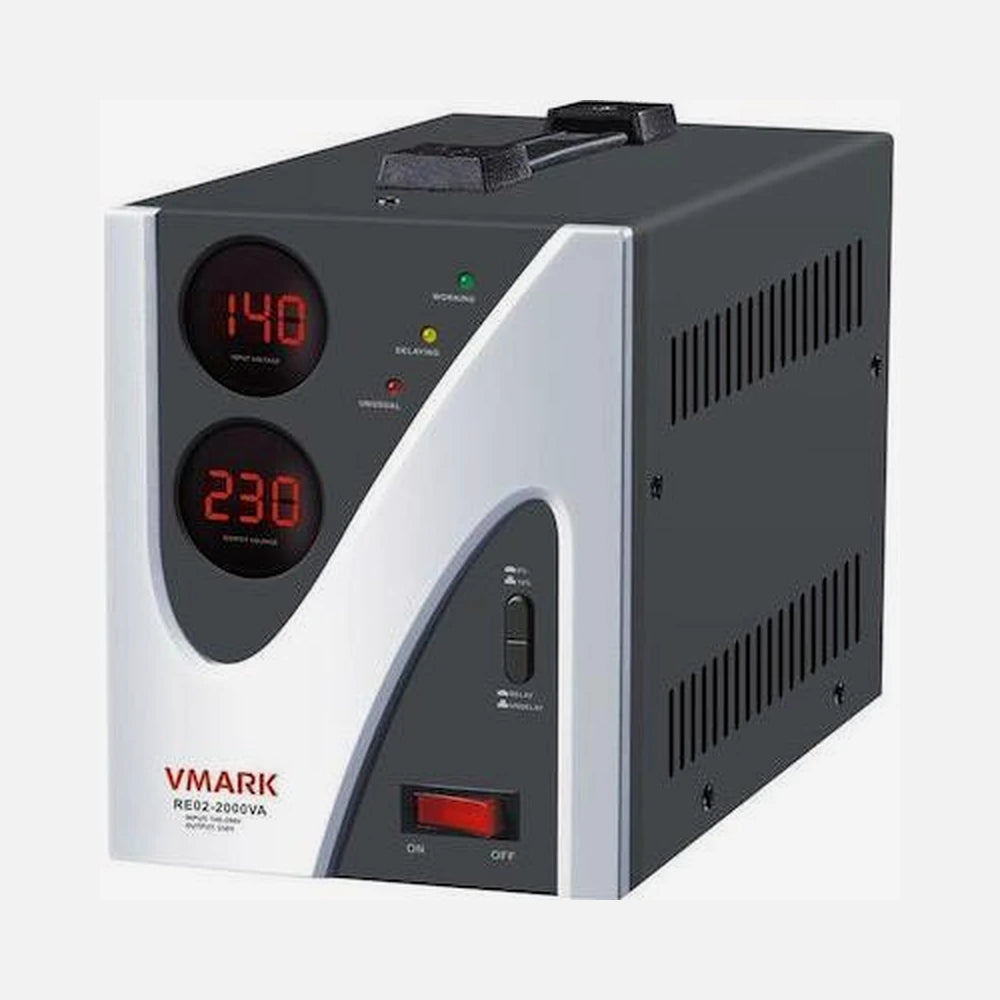 VMARK RE02-1500VA Relay Voltage Stabilizer