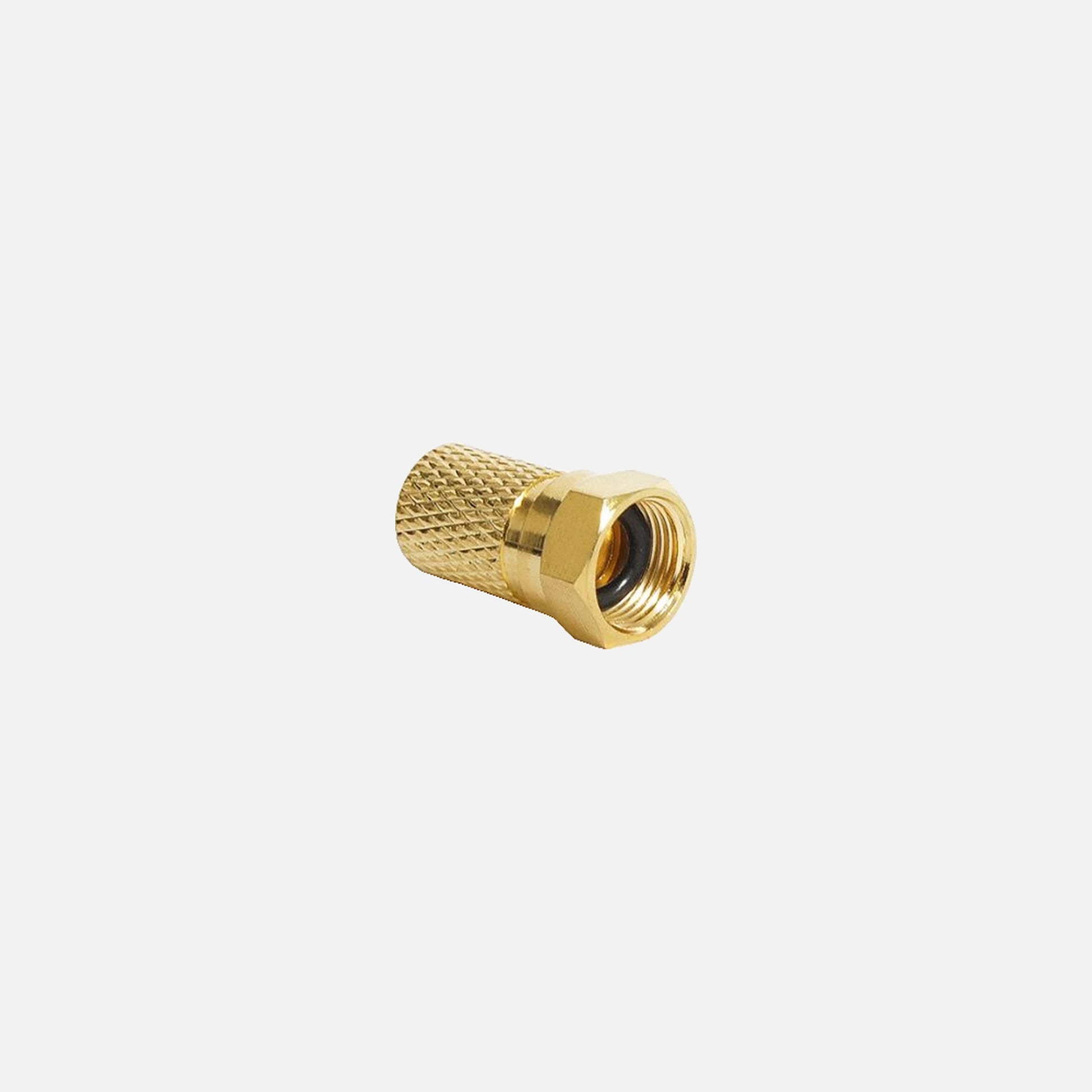 Lokmann F03-70G - F Connector 7mm with O-ring, Gold 10 pcs