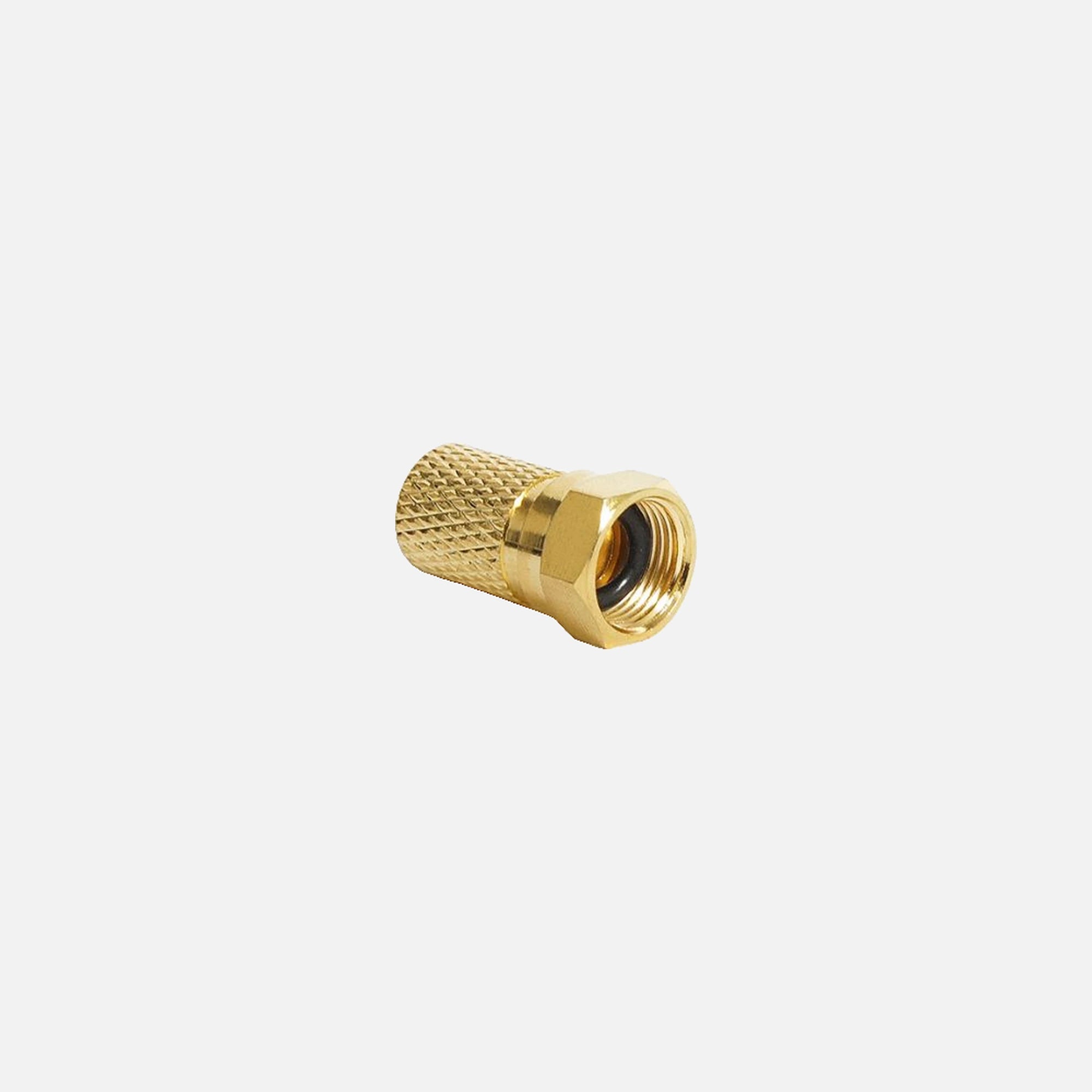 Lokmann F03-70G - F Connector 7mm with O-ring, Gold 10 pcs