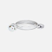 RP Schuko Extension Cord 3m White