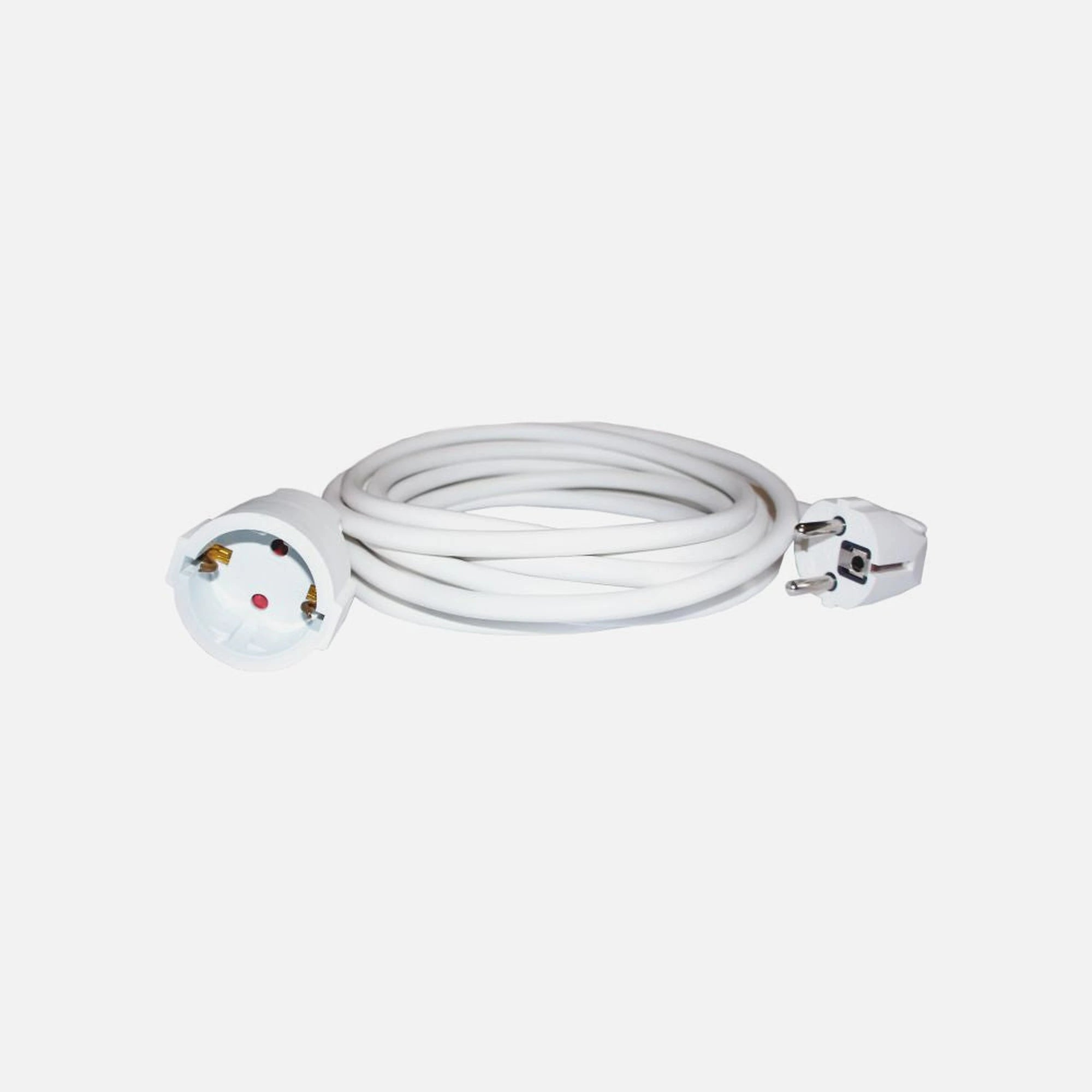 RP Schuko Extension Cord 5m White