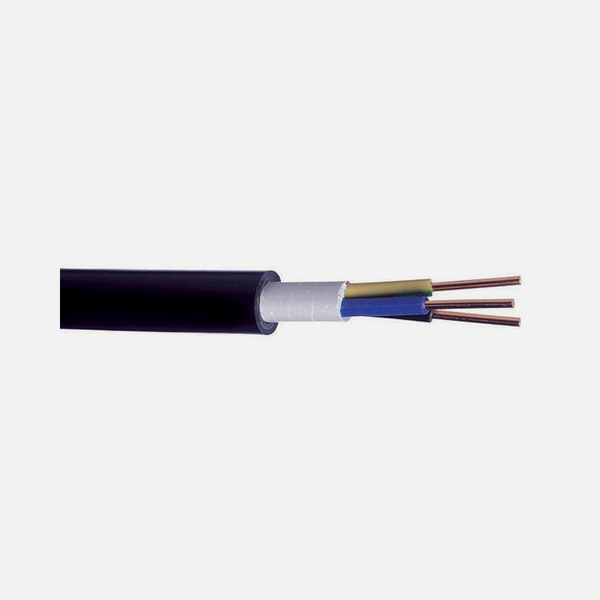 RP J1VV-U Waterproof Cable 3G1.5mm Black Outdoor