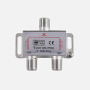Vector 2-Way Indoor Coaxial Splitter F-Type DC Pass
