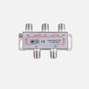 Vector 4-Way Indoor Coaxial Splitter F-Type DC Pass
