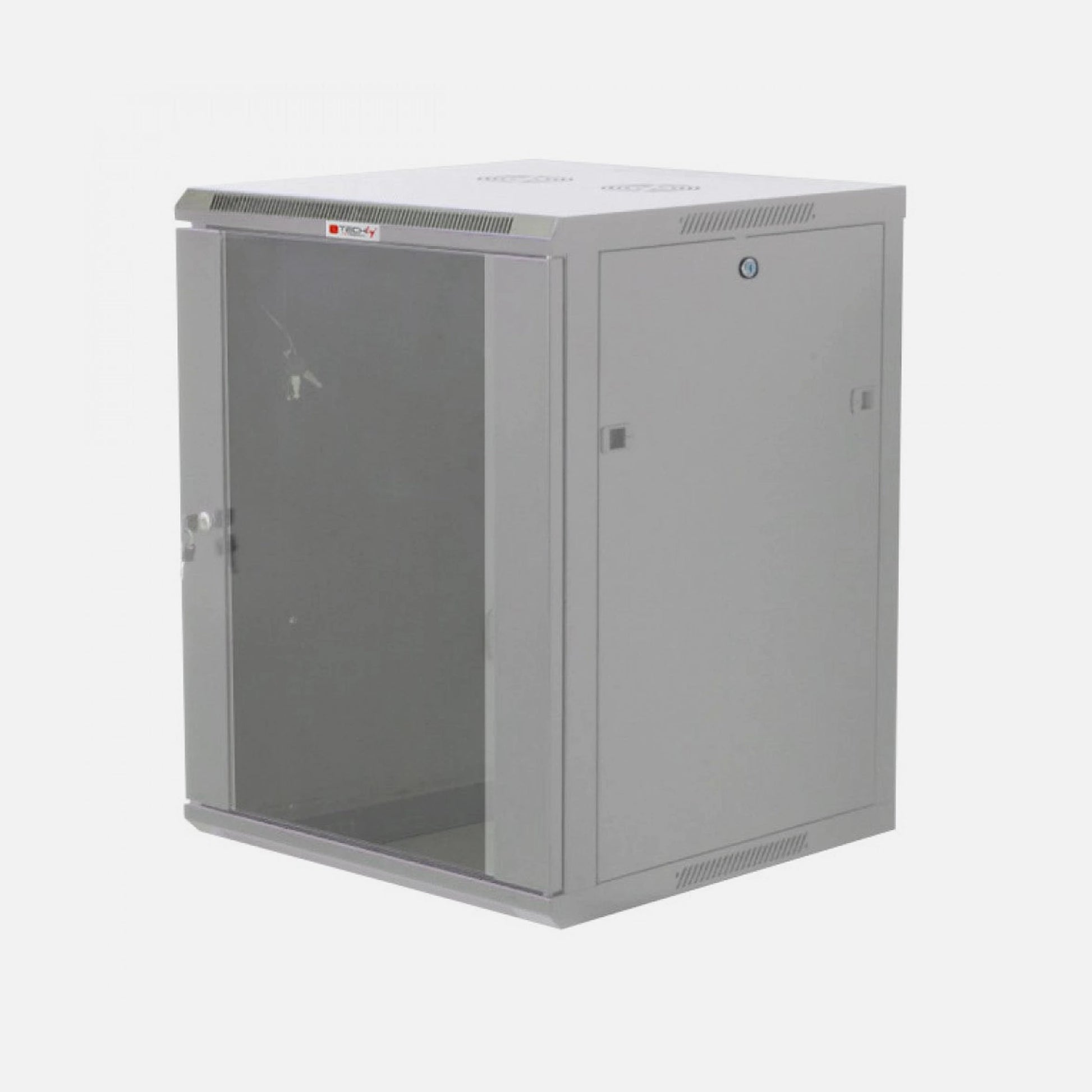Techly I-CASE FP-2012GTY Wall Rack 19" 12U 450mm Depth Grey
