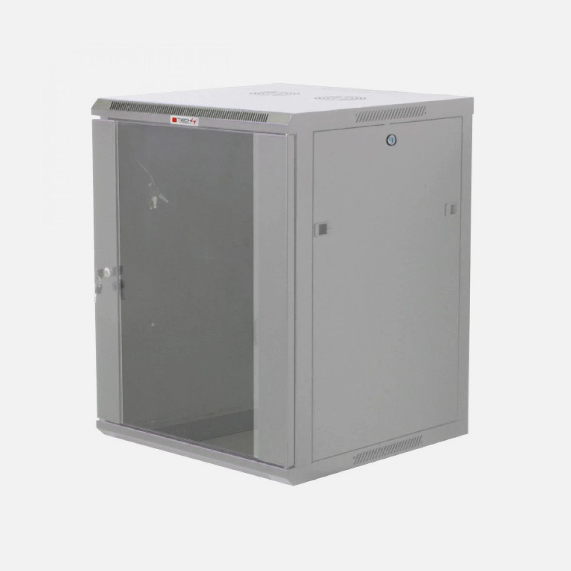 Techly I-CASE FP-2012GTY Wall Rack 19" 12U 450mm Depth Grey