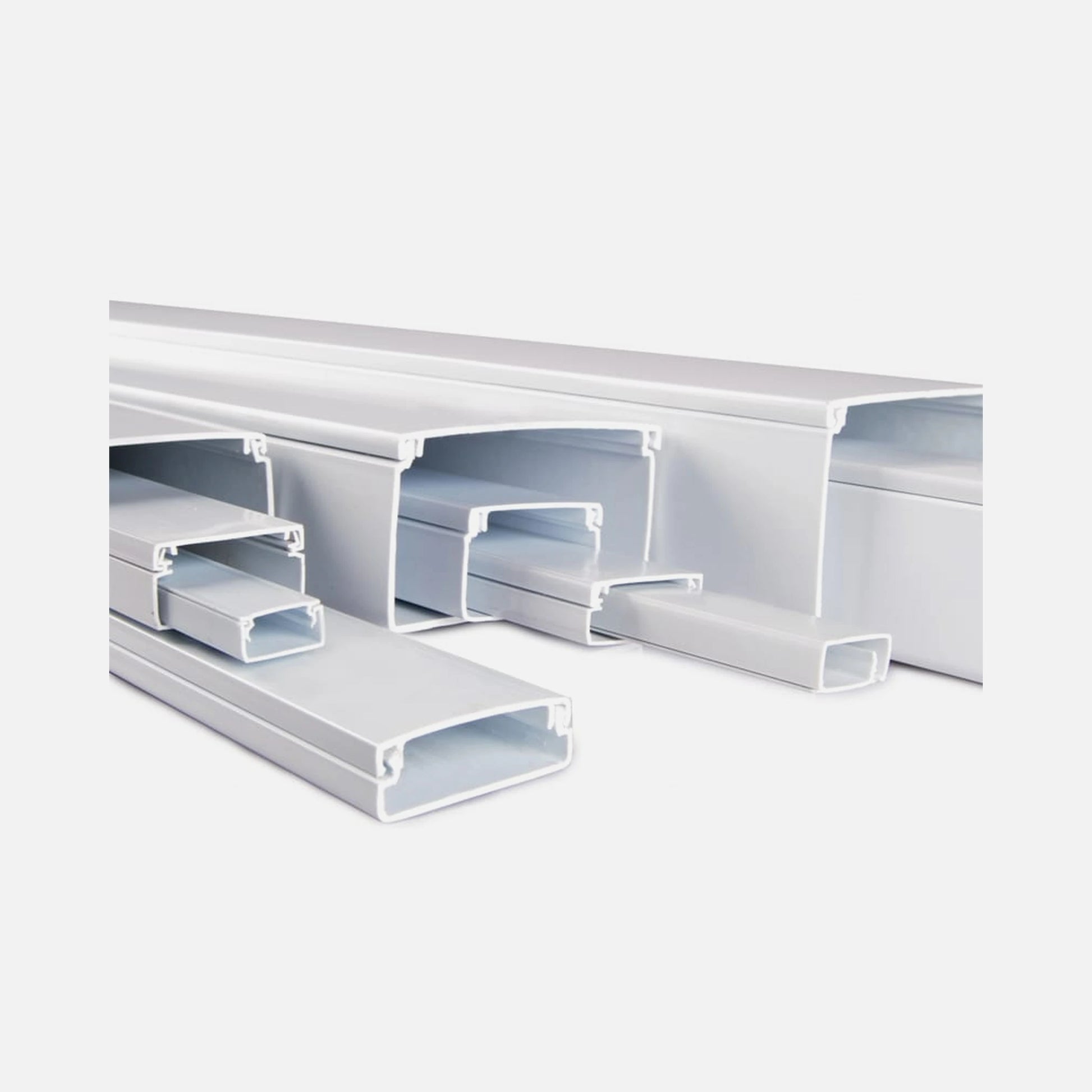 RP Distribution Channel PVC 80x40 White Surface Mount