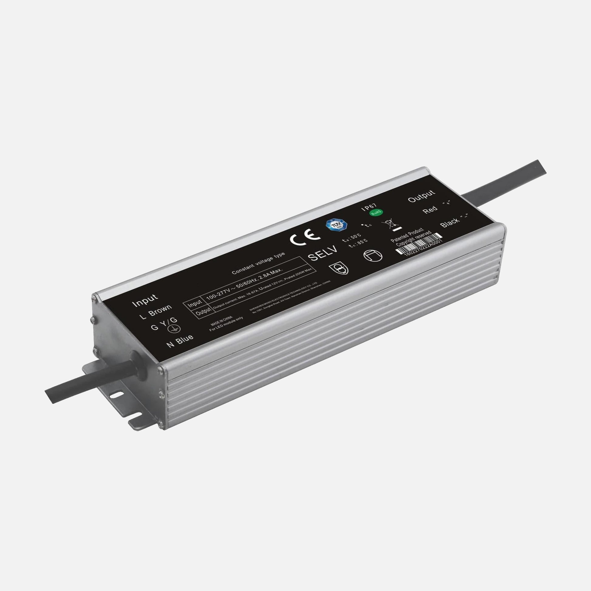 MPL GLSV-200WattB012 LED Power Supply 12V 200W