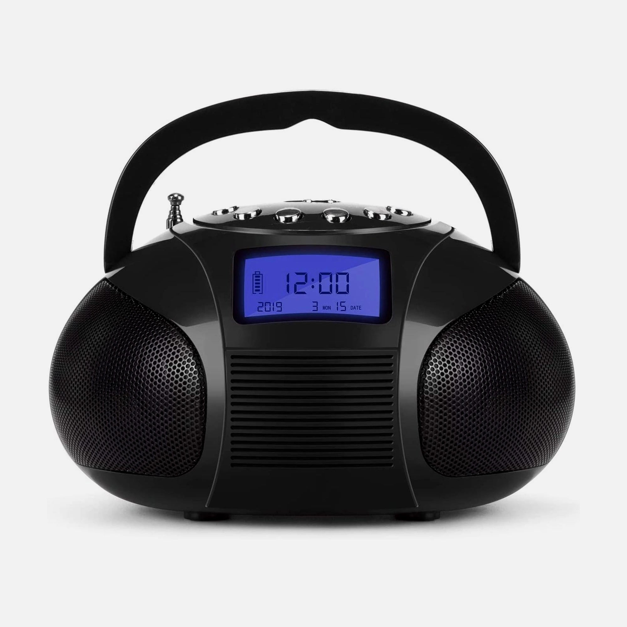August SE20B Portable FM Radio with Bluetooth Speaker