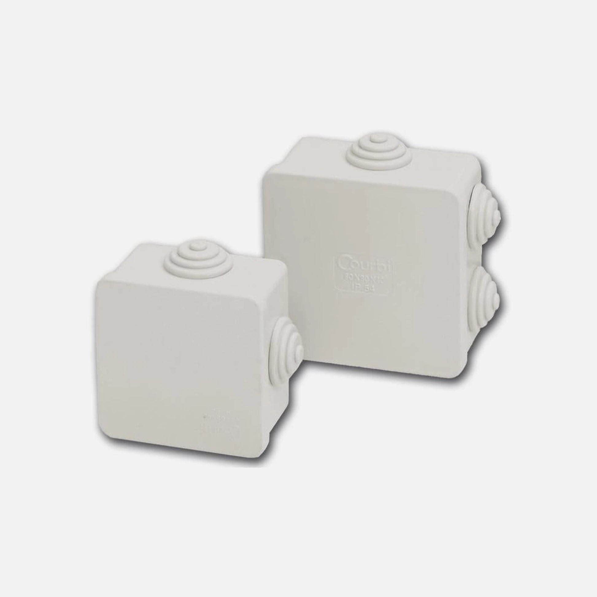 Courbi Square Watertight Box 80x80x40mm IP54