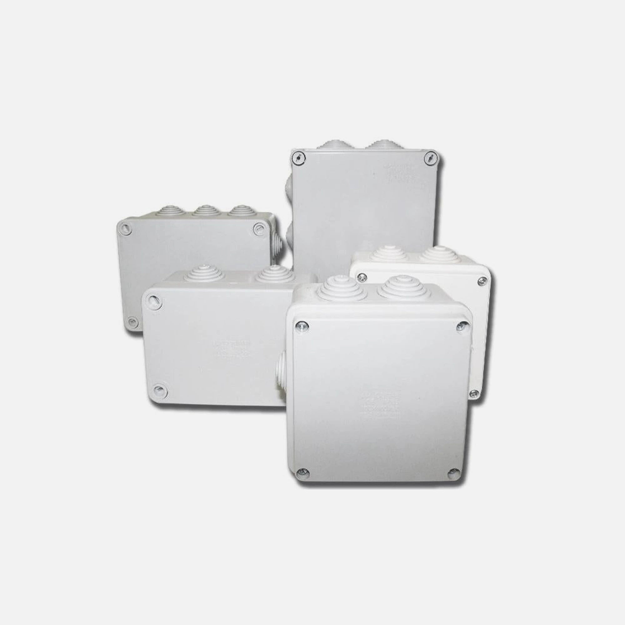 Courbi Watertight Box 150x110x70mm IP55 with Cable Glands
