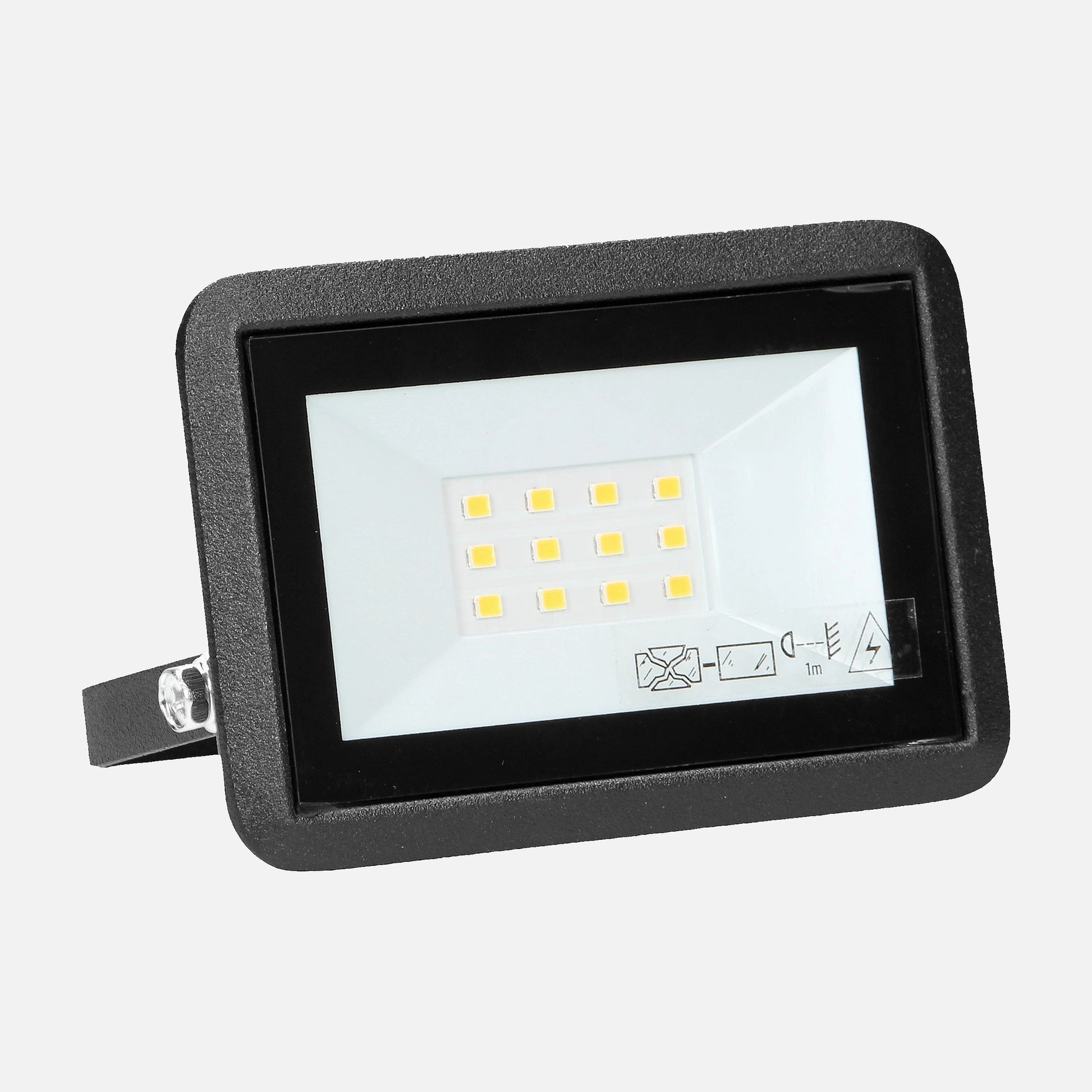 Orno LED Floodlight 10W 4000K IP65 SMD Black