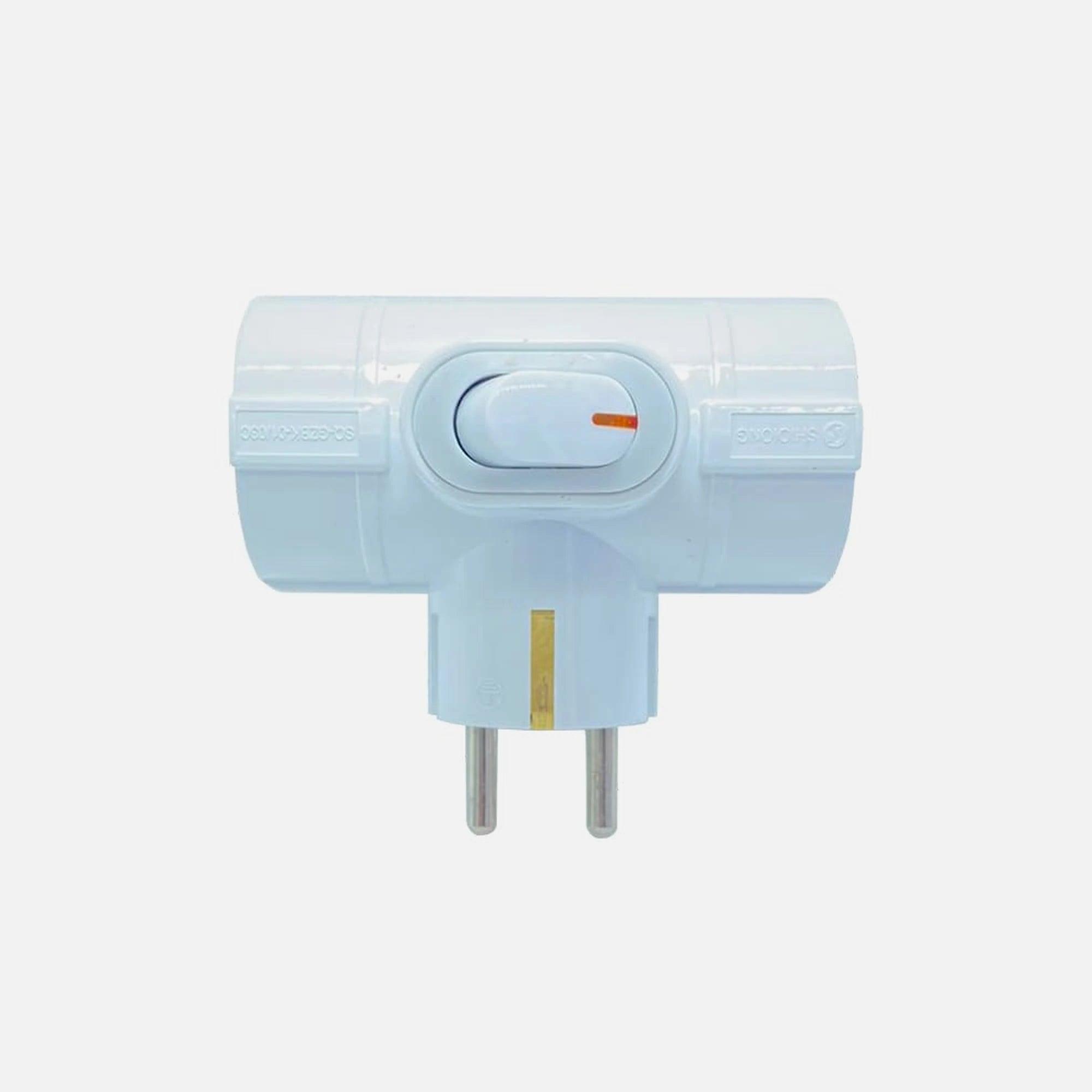 RP 25568 Schuko Triple Adaptor with Illuminated Switch