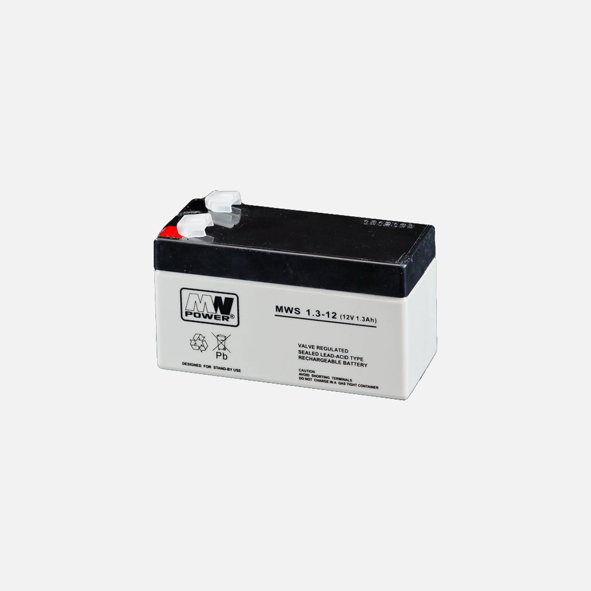 MPL Power Elektro VRLA MWS 12V 1.3Ah Rechargeable Lead Battery