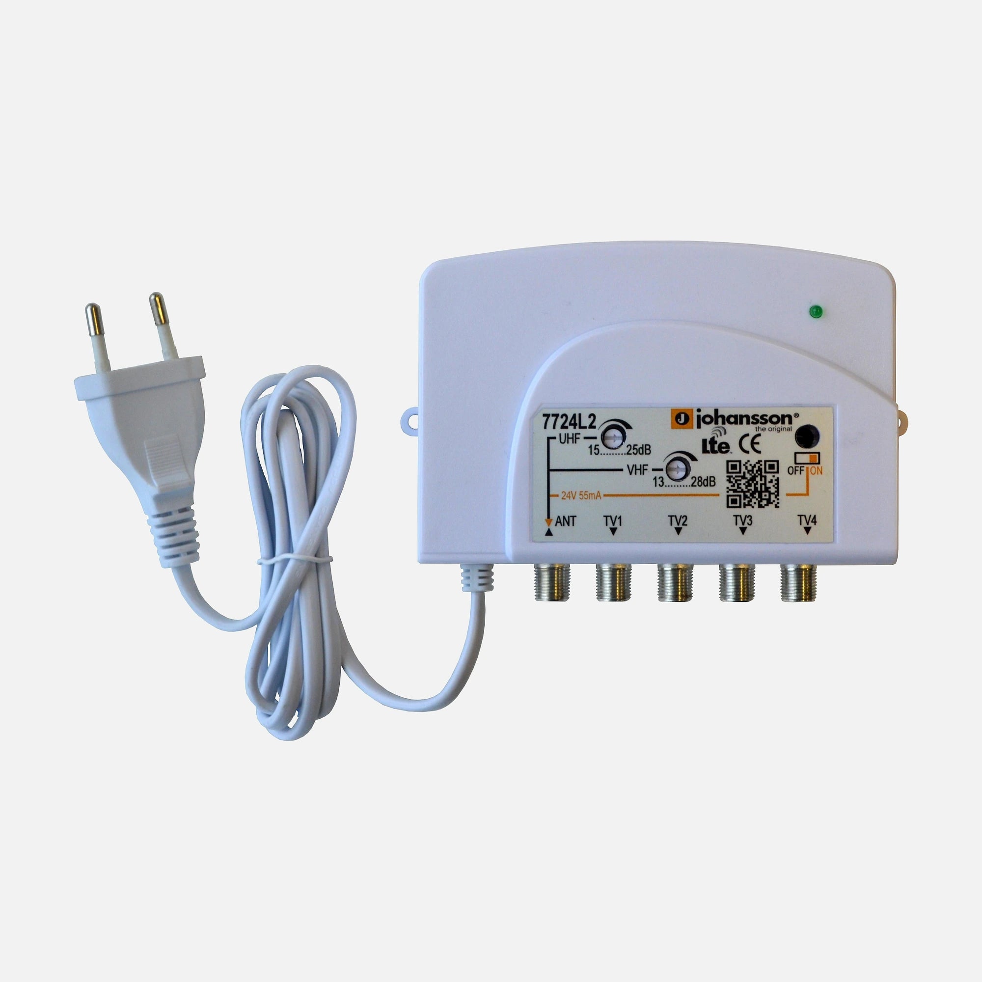 Johansson 7724L2 VHF-UHF Line Amplifier LTE 5G