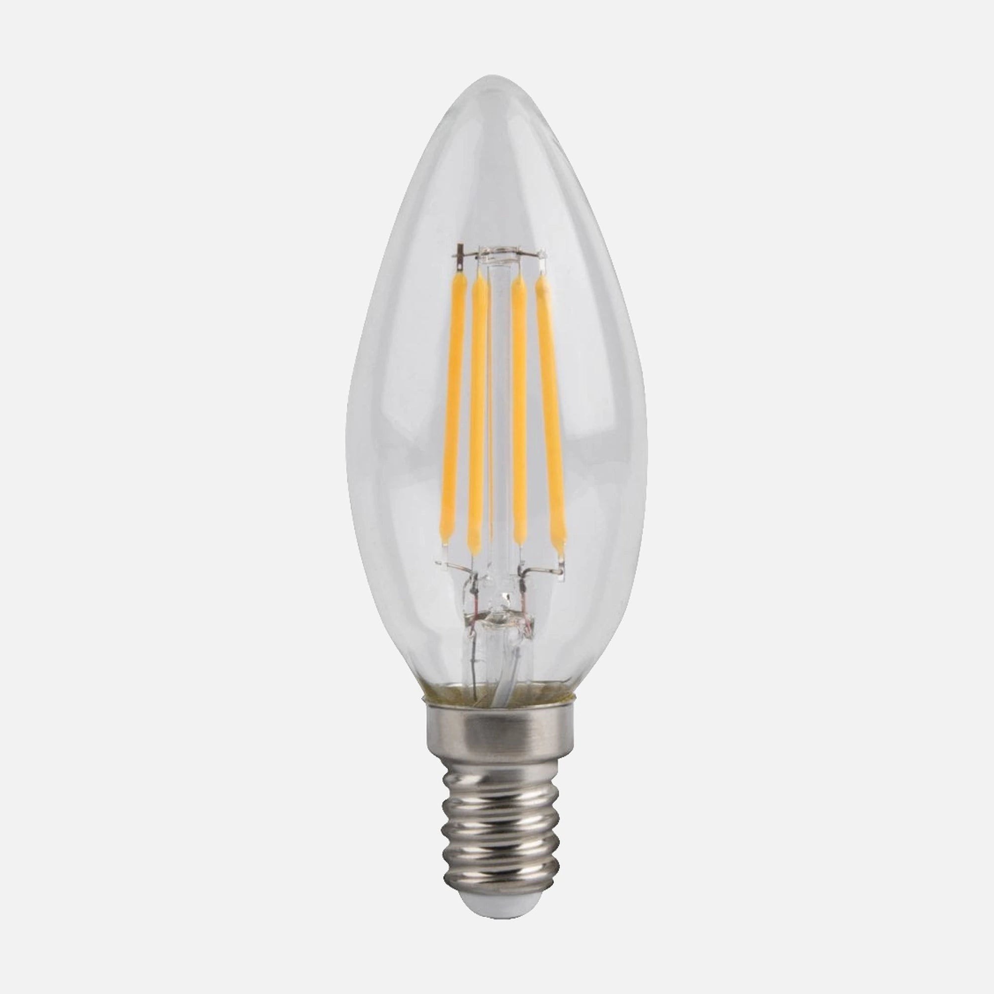 RP Candle Filament Lamp 6W E14 3000K Clear 98mm
