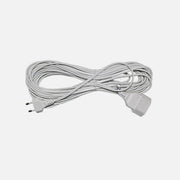 AD Bipolar Extension Oval Plug 10m White 2x0.75mm