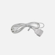 AD Bipolar Extension Oval Plug 3m White 2x0.75mm