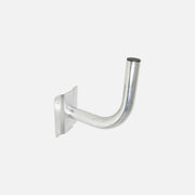Angle Wall Base Φ42 Galvanized Steel 25cm