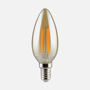 RP Candle Lamp - LED E14/4W/Warm DIM. GOLDEN-Filament