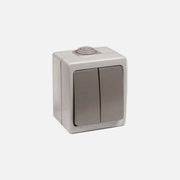 Watertight Double Switch Commutateur - Gray