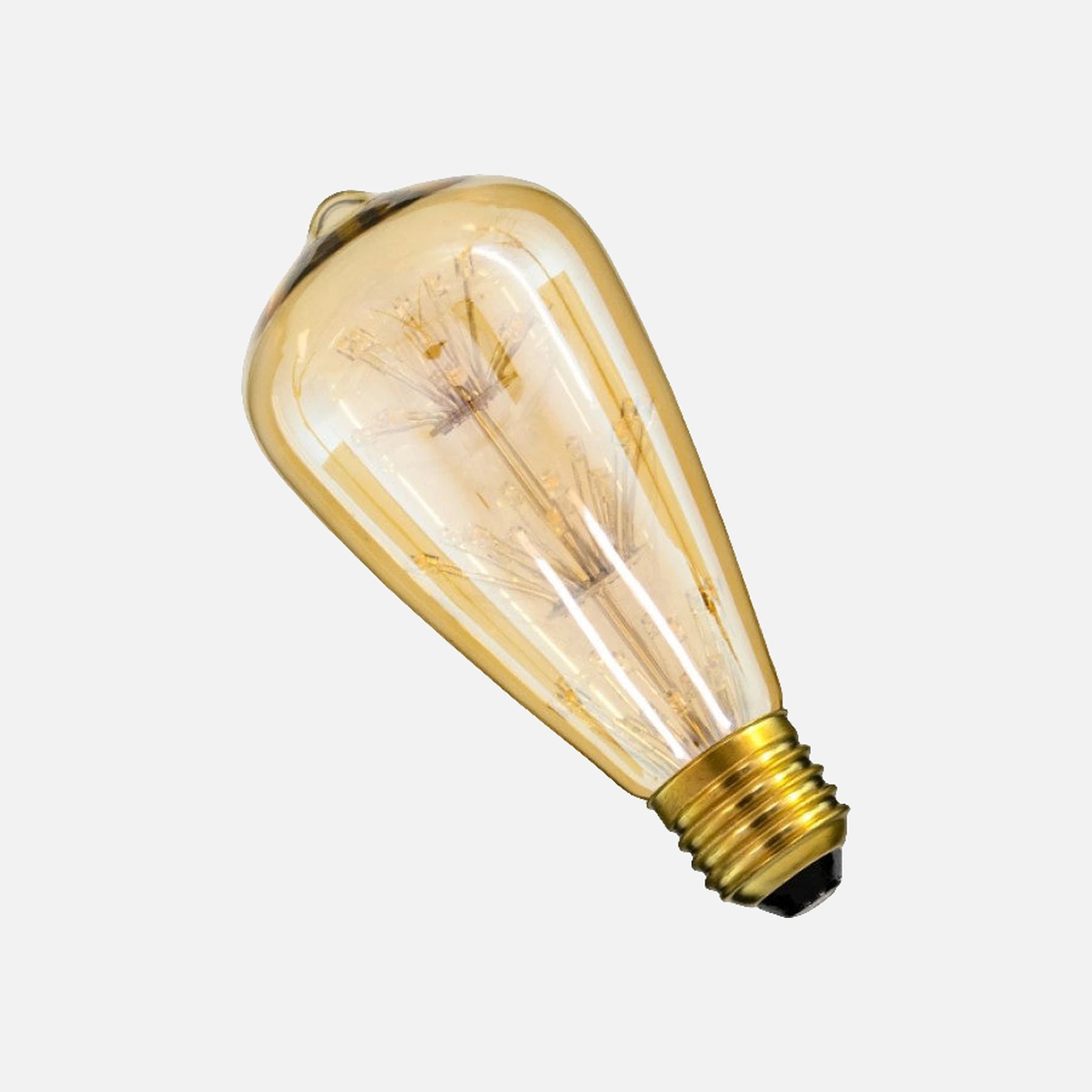 Retro Lamp 3W/2200K/E27 230V with Honey Tinted Glass