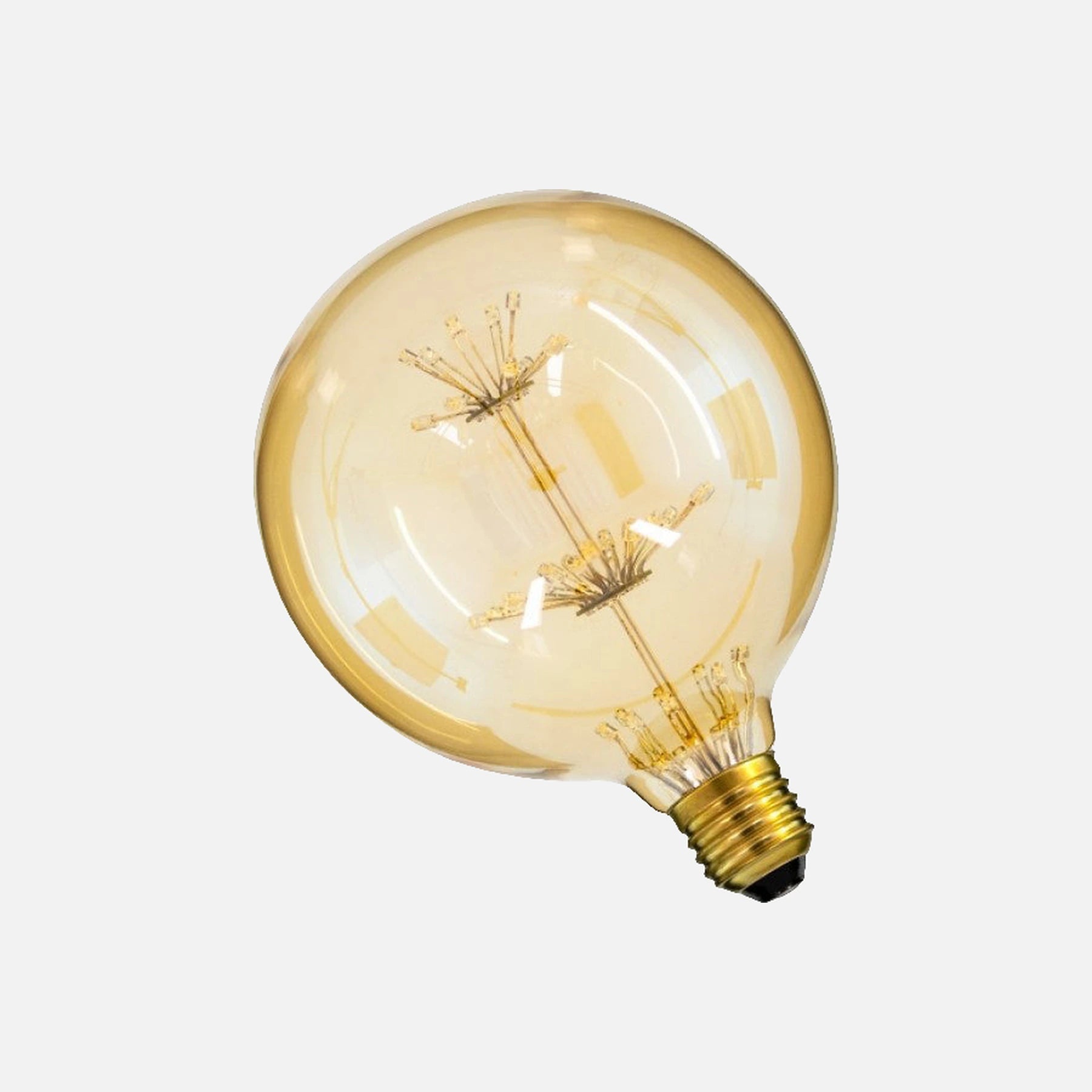 Retro Lamp 3W/2200K/E27/G125 230V with Honey Tinted Glass