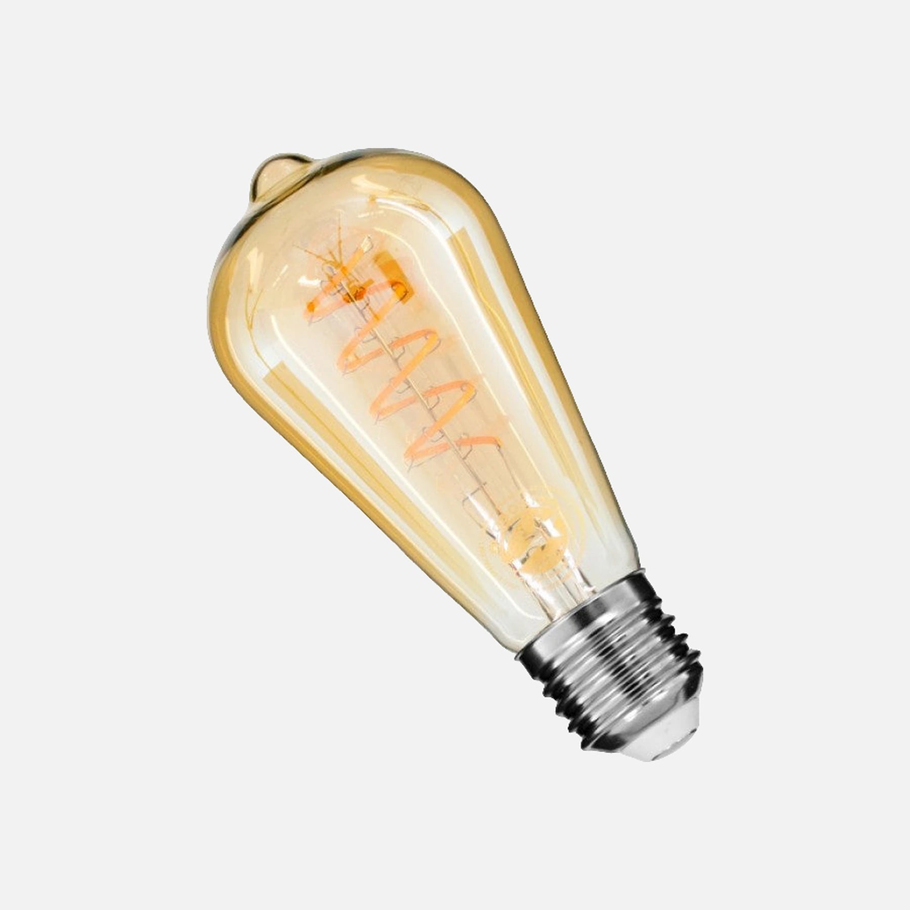Retro Lamp 6W / 2200K E27 230V with Honey Tinted Glass