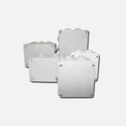 Courbi - Watertight Box 100x100x50mm With Cable Glands IP55 & Screw on Lid