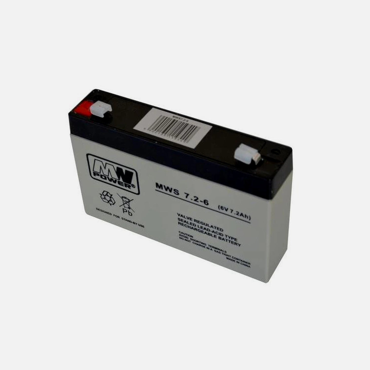 MPL Power Elektro Rechargeable Lead Battery - MWS 6V/7.2Ah