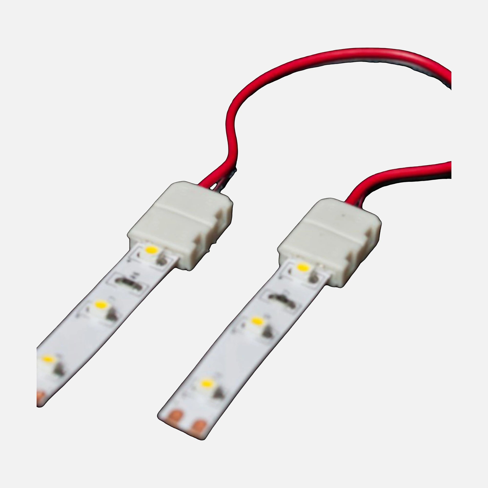 MPL Power Elektro Double CLICK-10C Connector for 10mm LED Strips+Cable 2pcs