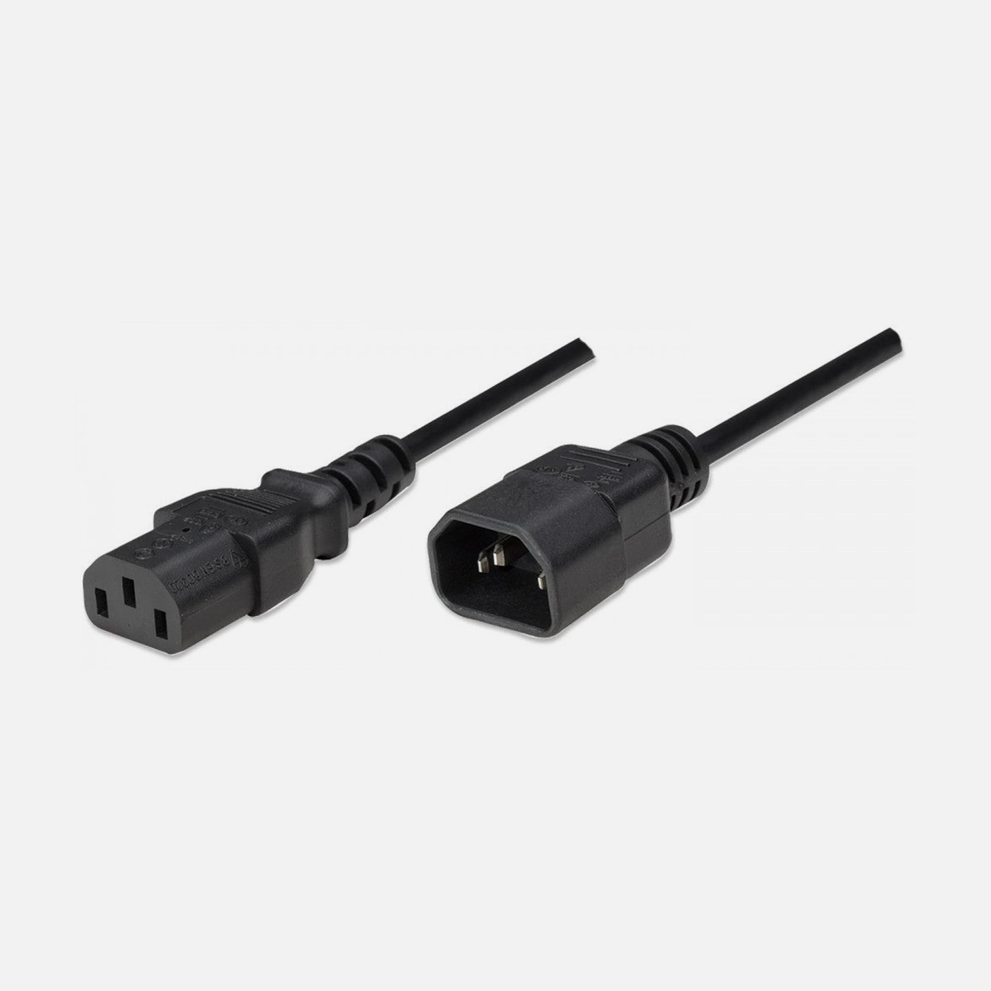 Manhattan ICOC 03-NC - Power Cable VDE C13 Female/C14 Male 1,80m