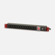 Techly I-CASE STRIP-12VDE 19" Vertical Rack PDU 12 VDE Outlets, 3.5 kW