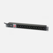 Techly I-CASE STRIP-12C 19" Rack PDU 12 C13 Outlets, C20 Plug, 3.5 kW