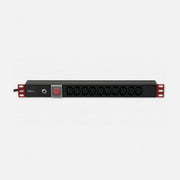 Techly I-CASE STRIP-10C 19" Rack PDU 10 C13 Outlets, C14 Plug, 2.3 kW