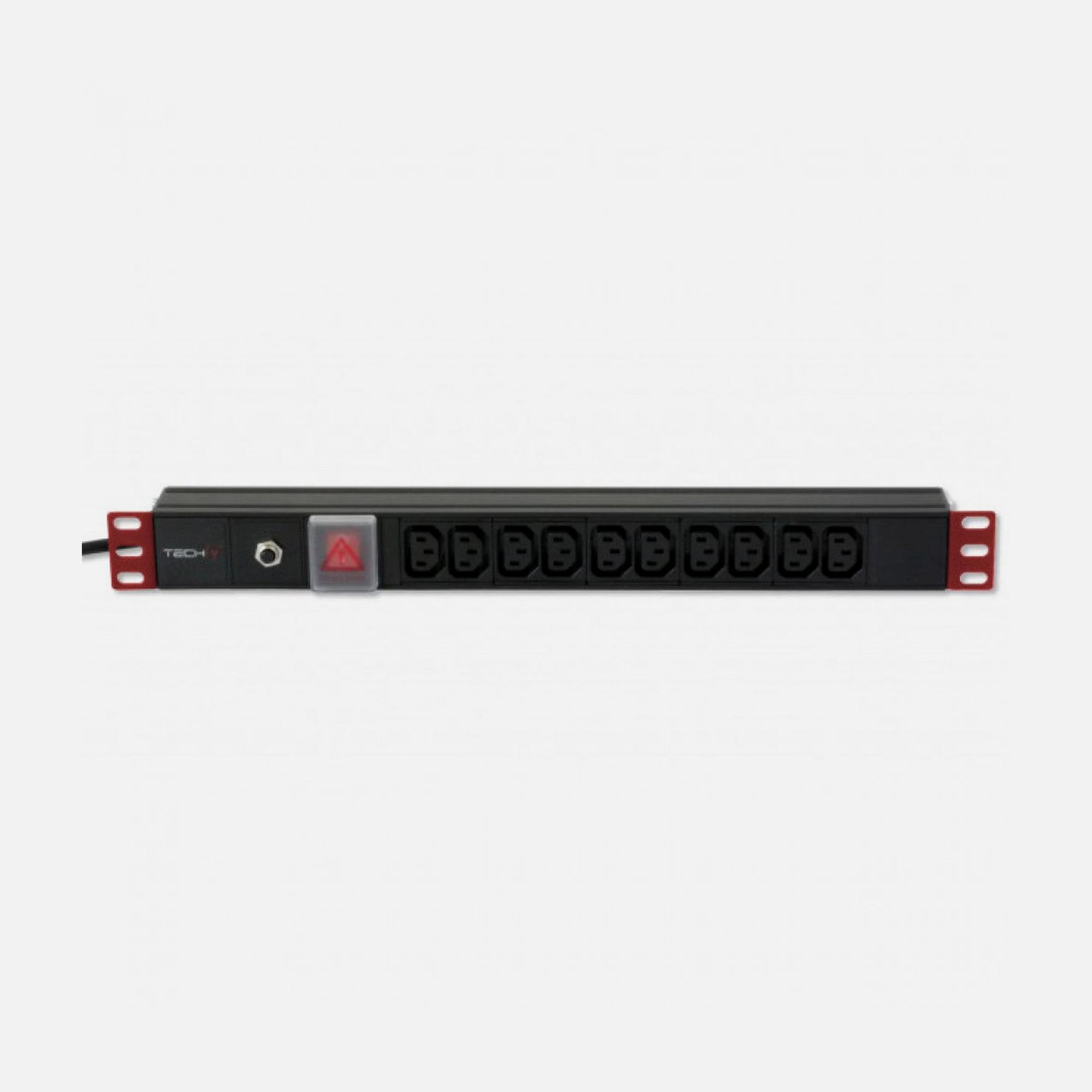 Techly I-CASE STRIP-10C 19" Rack PDU 10 C13 Outlets, C14 Plug, 2.3 kW