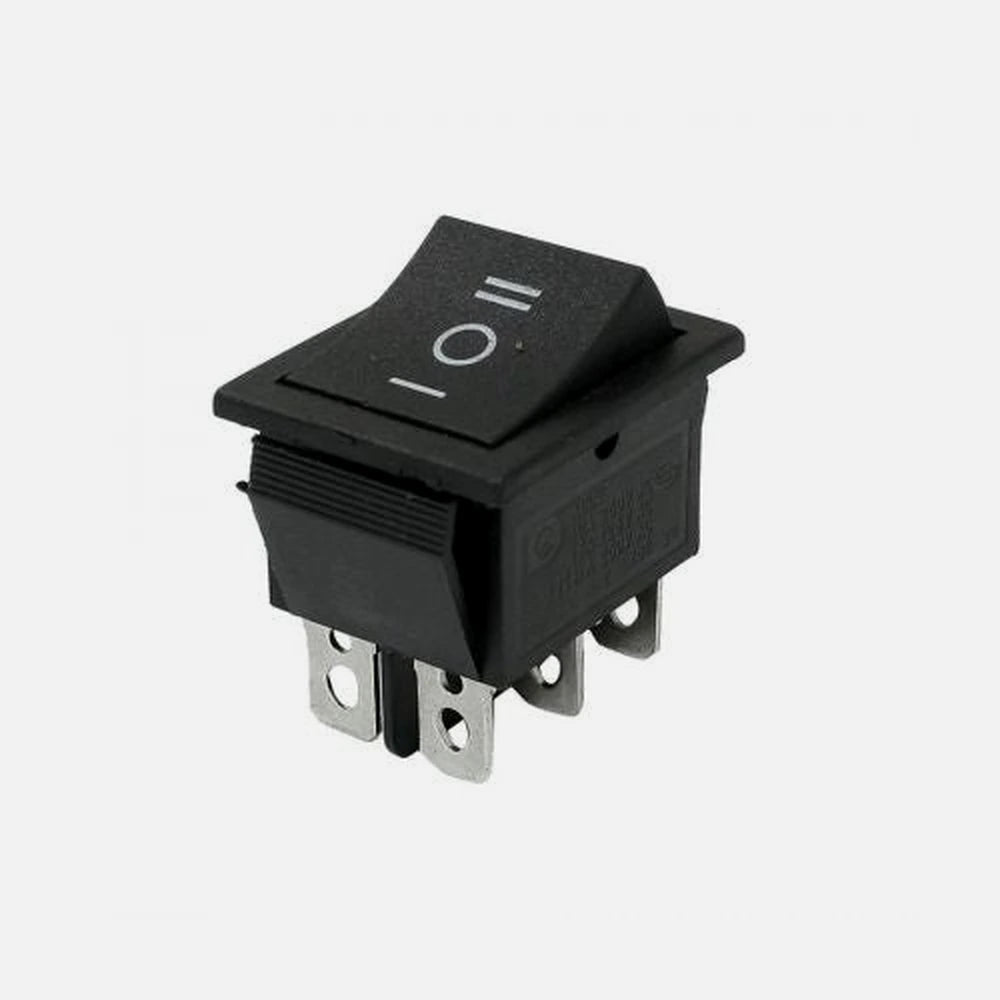Switch On-Off-on Rocker 6P/16A
