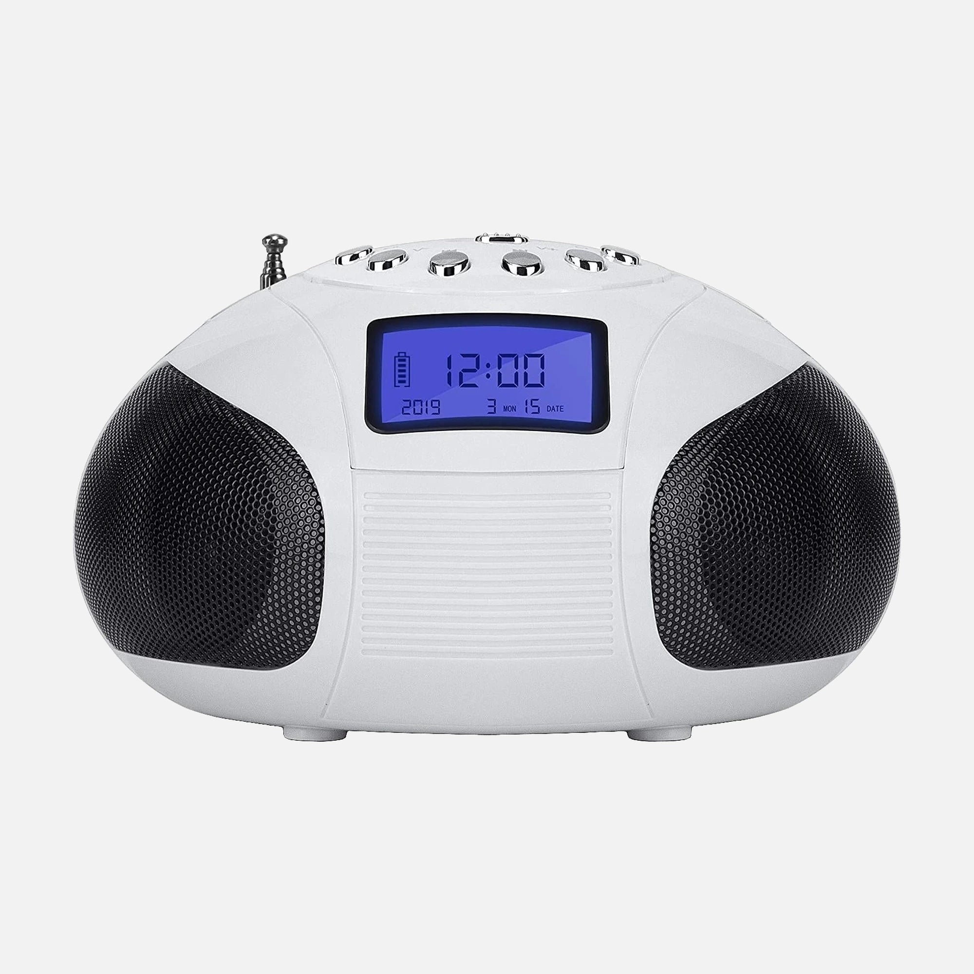 August SE20W Portable Radio Bluetooth Speaker White