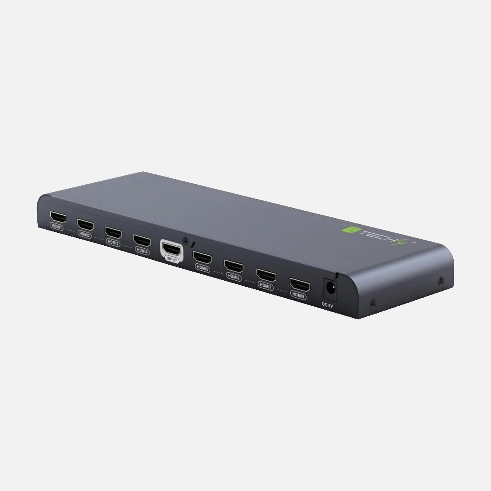 Techly IDATA HDMI2-4K8 HDMI 2.0 Splitter 1x8 4K UHD 3D